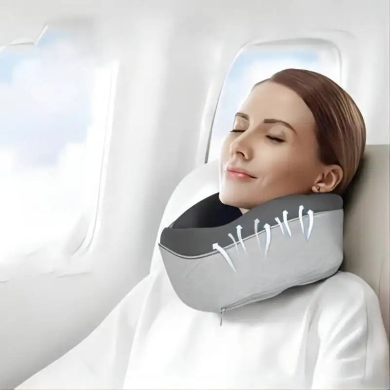 Durable Travel Neck Pillow - U-Shaped Cushion